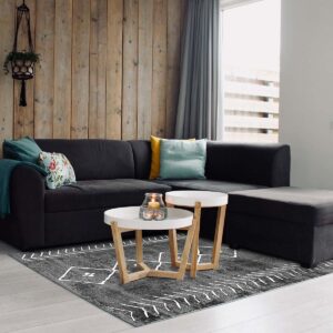 Living Room Rug 962 Grey